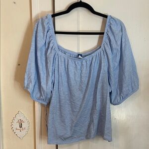 Old Navy Light Blue Blouse